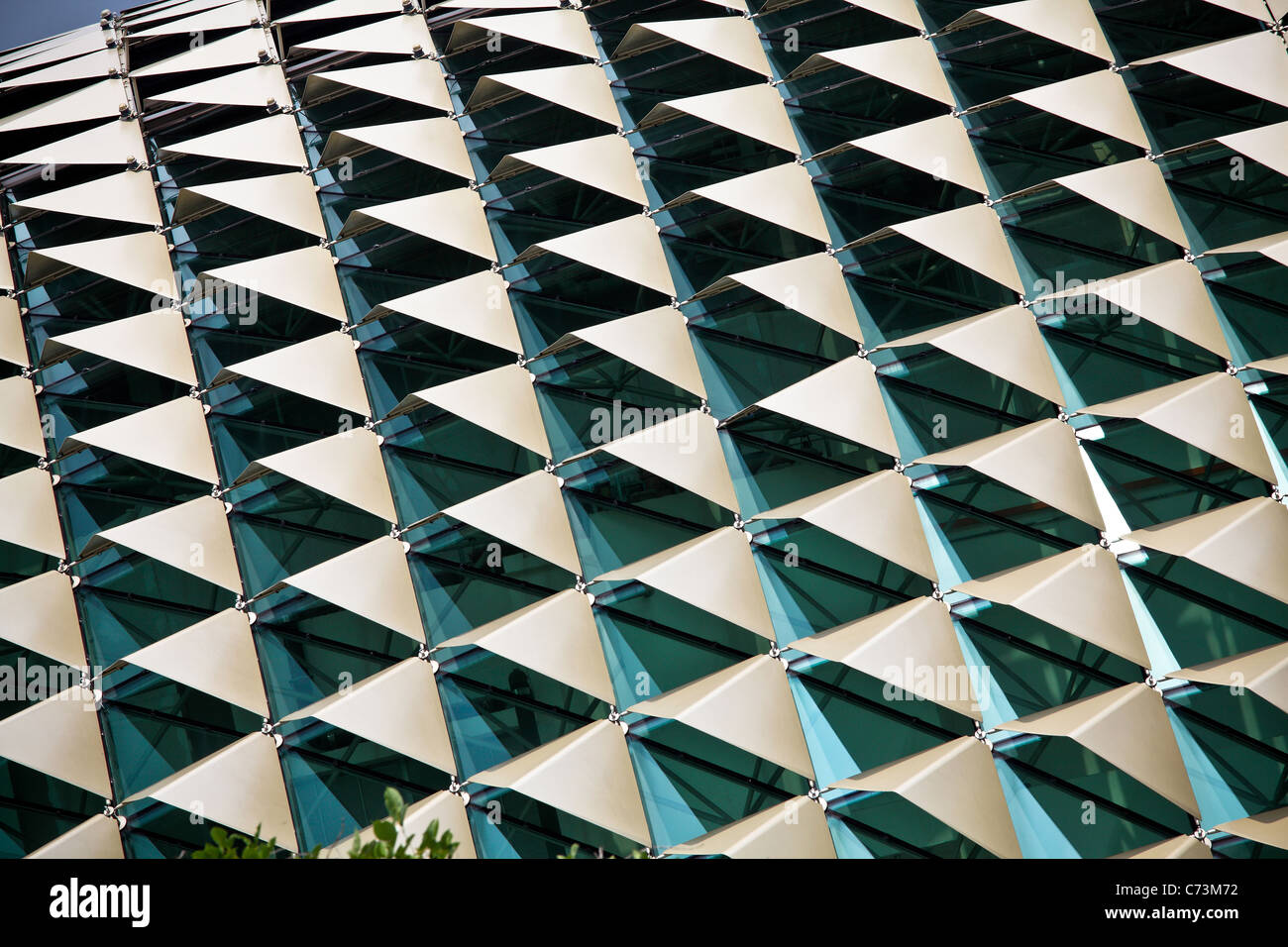 Esplanade Concert Hall in Singapur Stockfoto