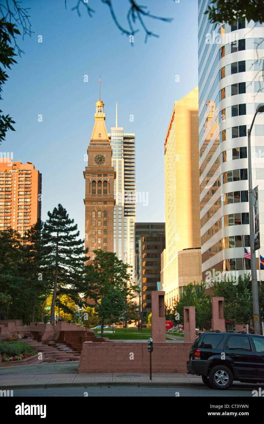 Daniels & Fisher Tower, die Innenstadt von Denver, Colorado Stockfoto
