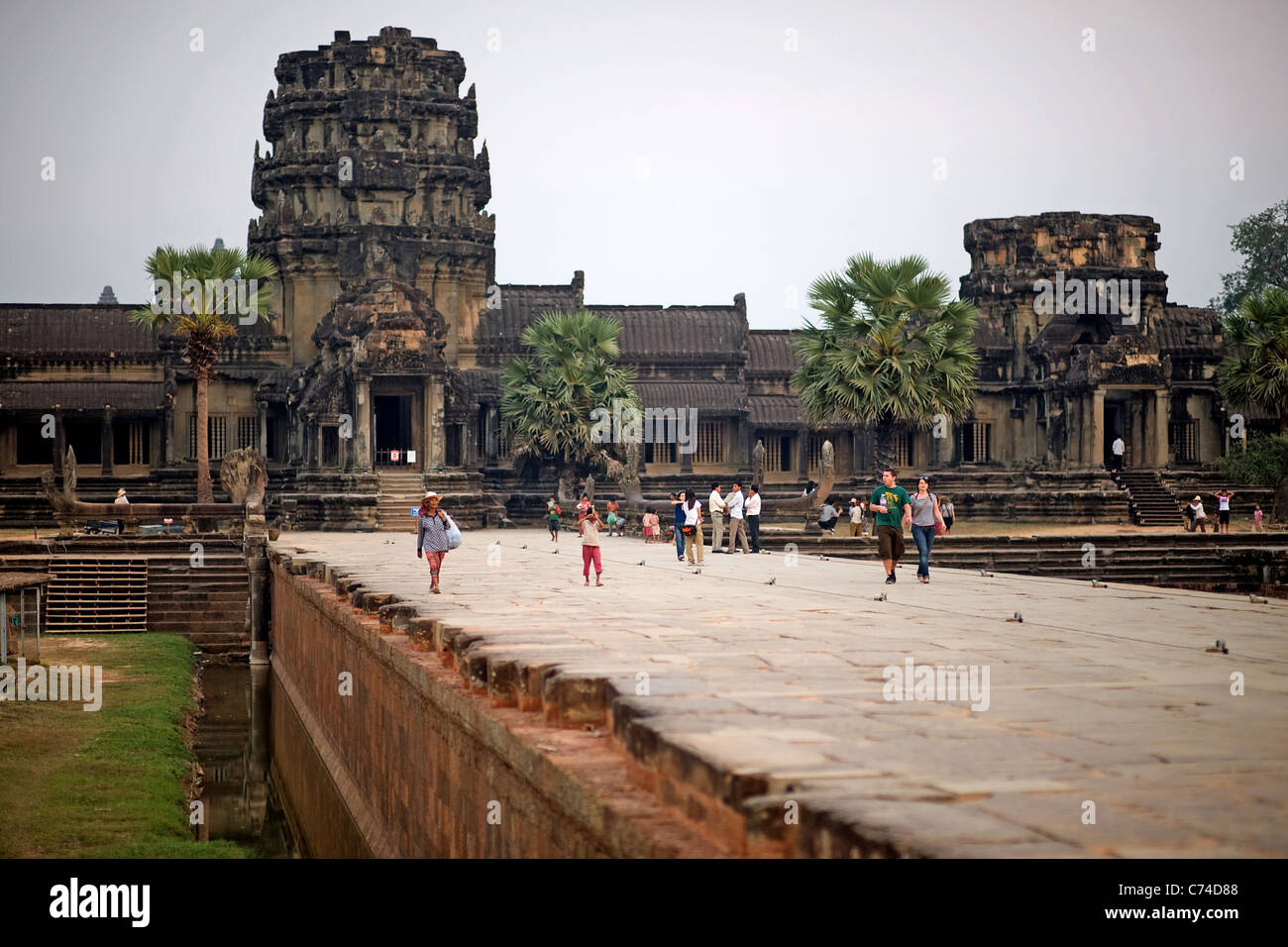 Angkor Wat Angkor, Kambodscha Stockfoto