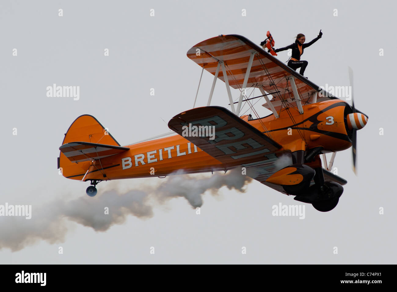 Breitling Wingwalker Team Stockfoto