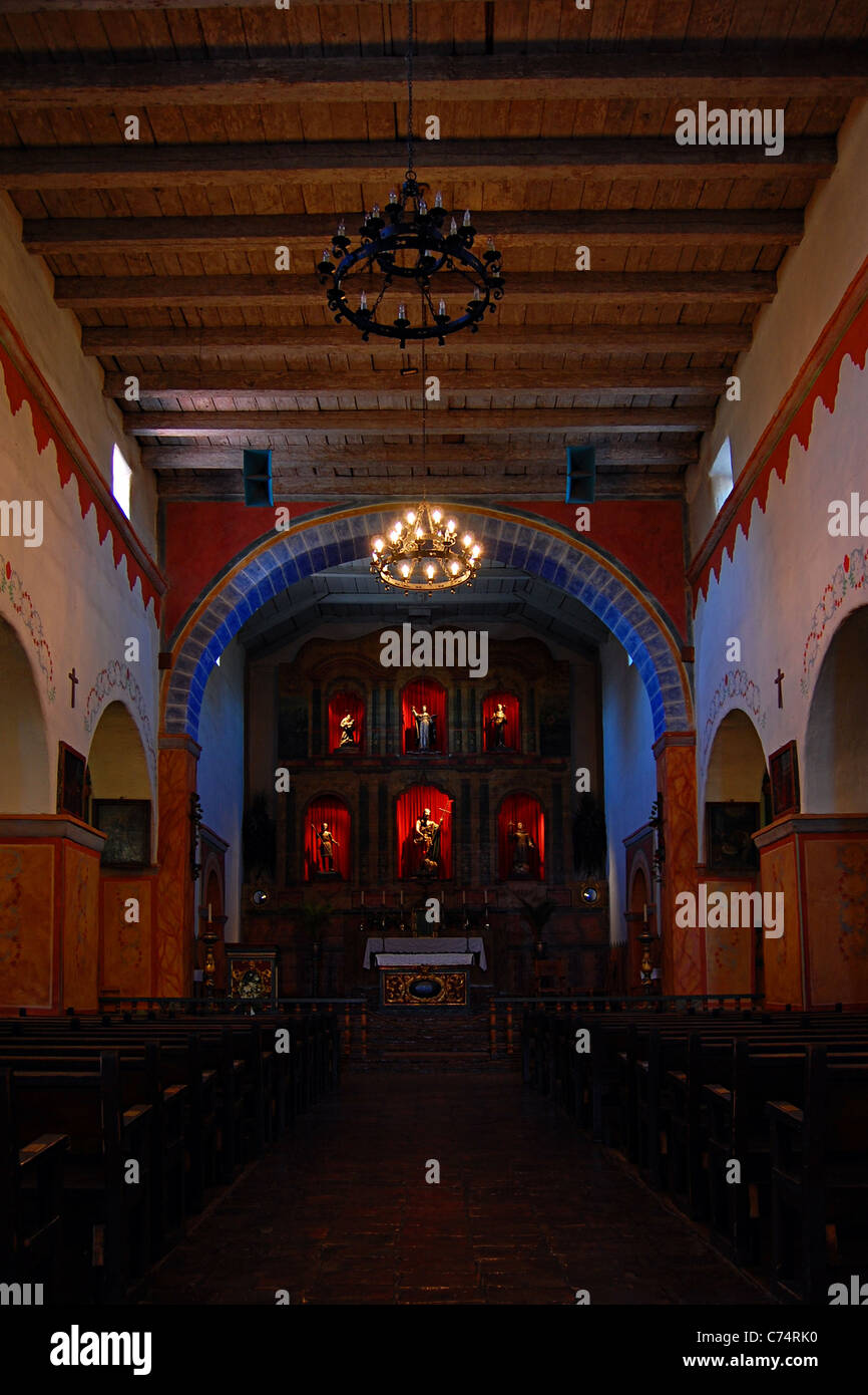 Mission San Juan Bautista, Kalifornien, USA Stockfoto