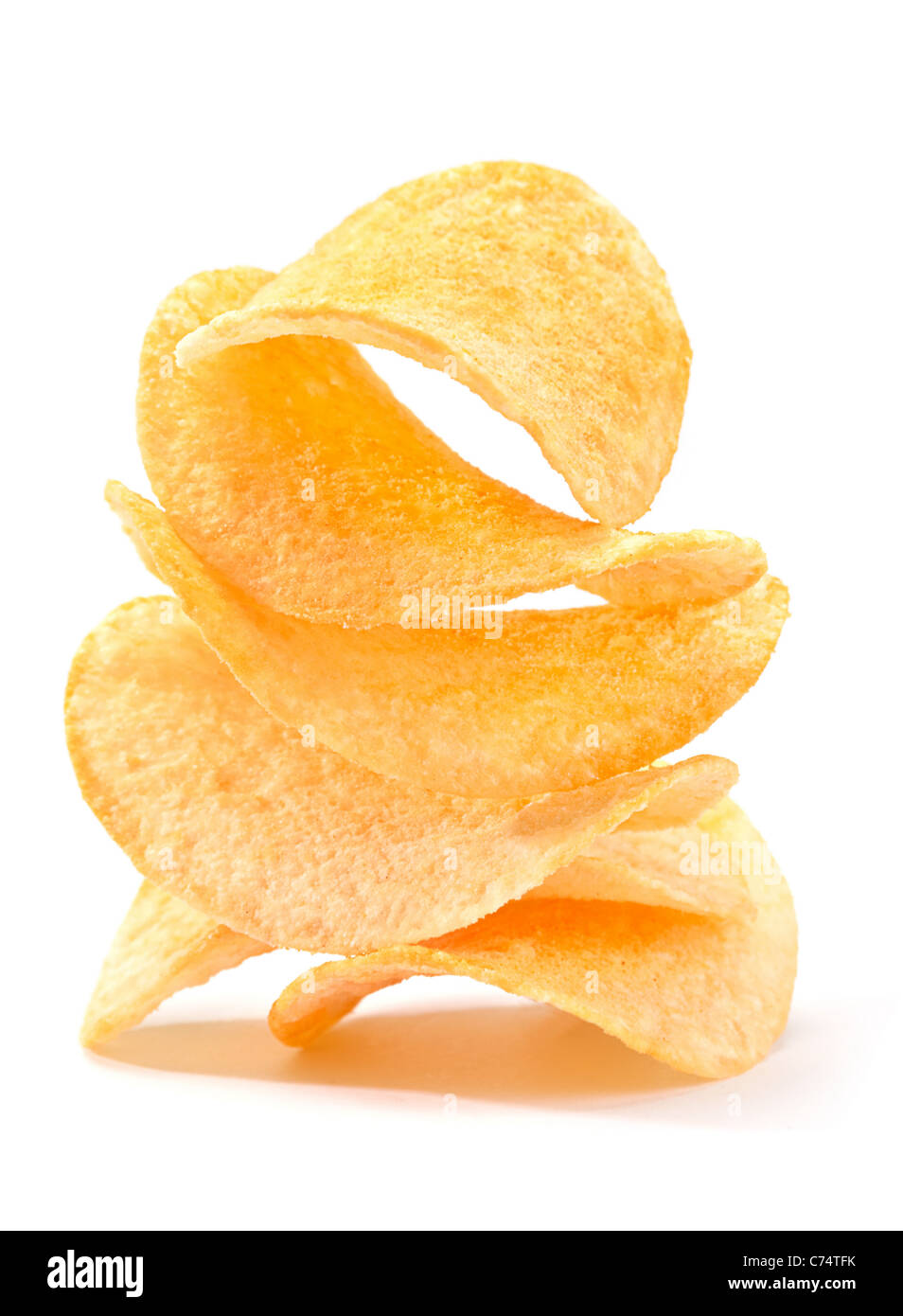 Zubereiteten Pommes frites Snack-Detailansicht Stockfoto