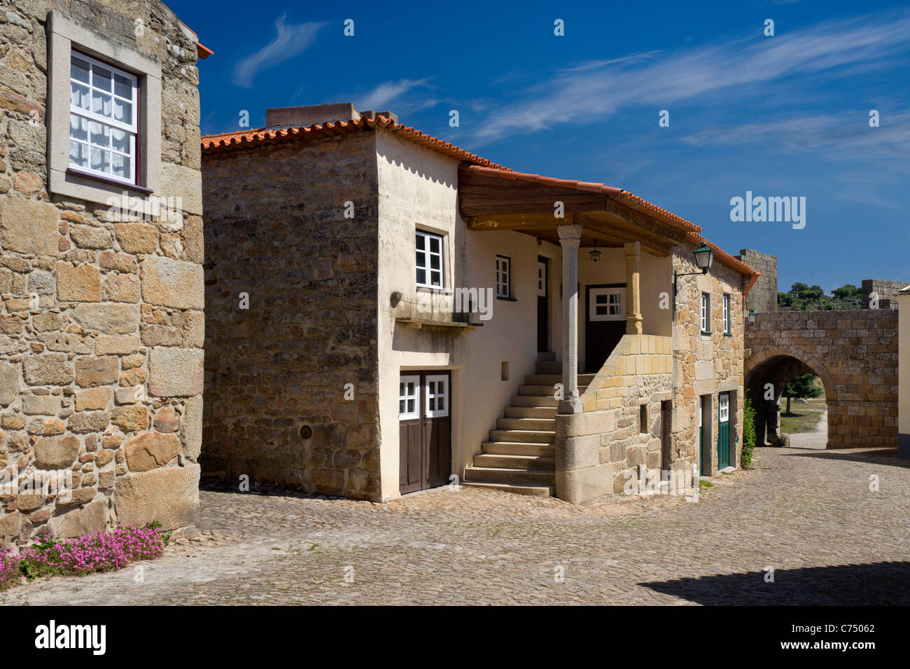 Portugal, Beira Alta, historischen Dorf von Castelo Mendo Stockfoto