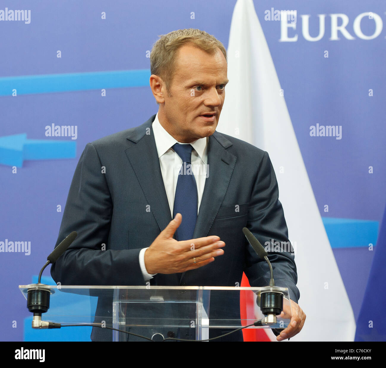 Donald tusk Stockfoto