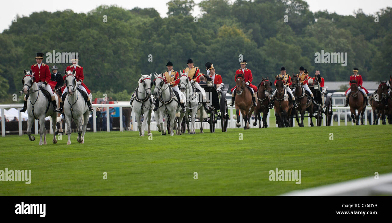 Royal Ascot Pferderennen Berkshire England tradition Stockfoto