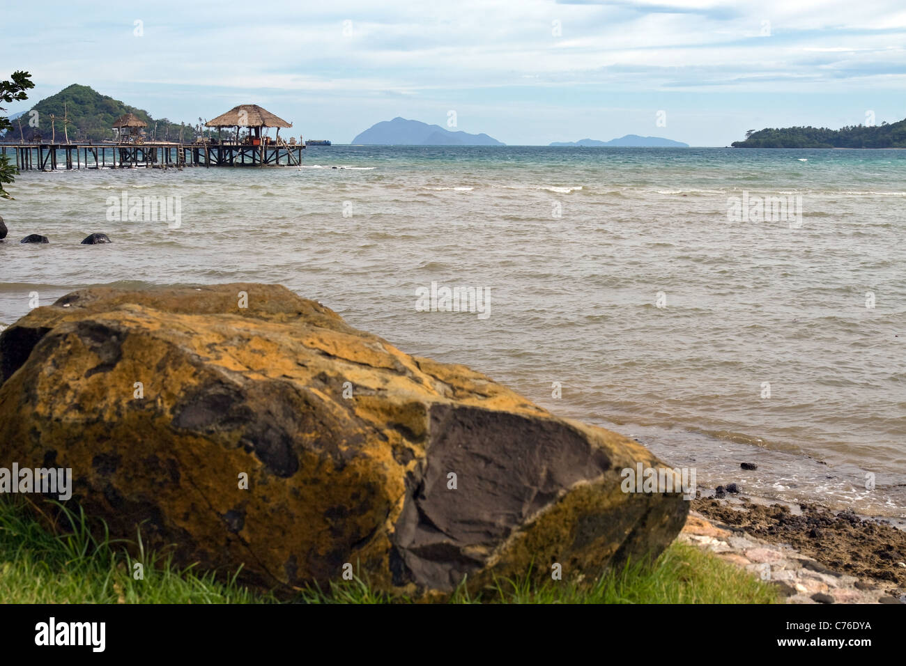 Küste der Insel Koh Mak Stockfoto