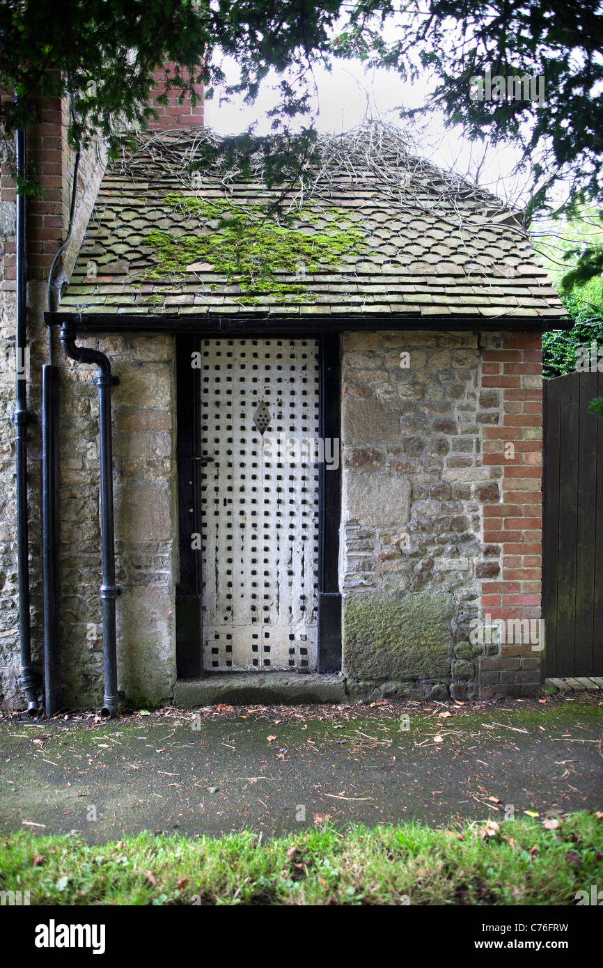 Das alte Gefängnis oder Blind House Maiden einsperren Bradley Somerset Wiltshire Stockfoto