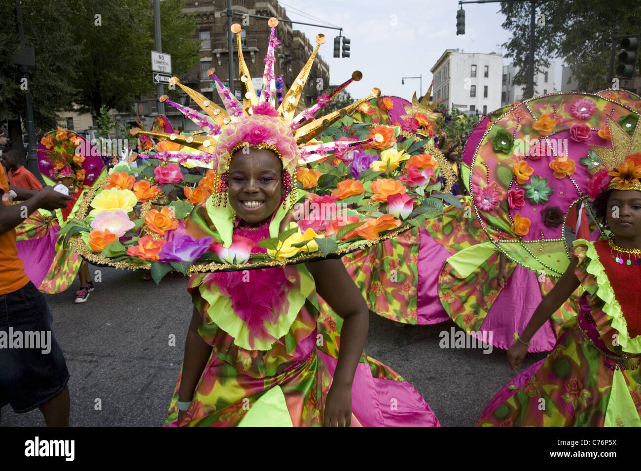 2011; Westindischen/Karibik Kiddies Parade, Crown Heights, Brooklyn, New York. Stockfoto