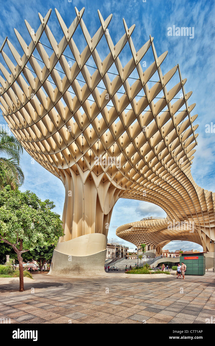 Metropol Parasol Gebäude, Sevilla, Spanien Stockfoto