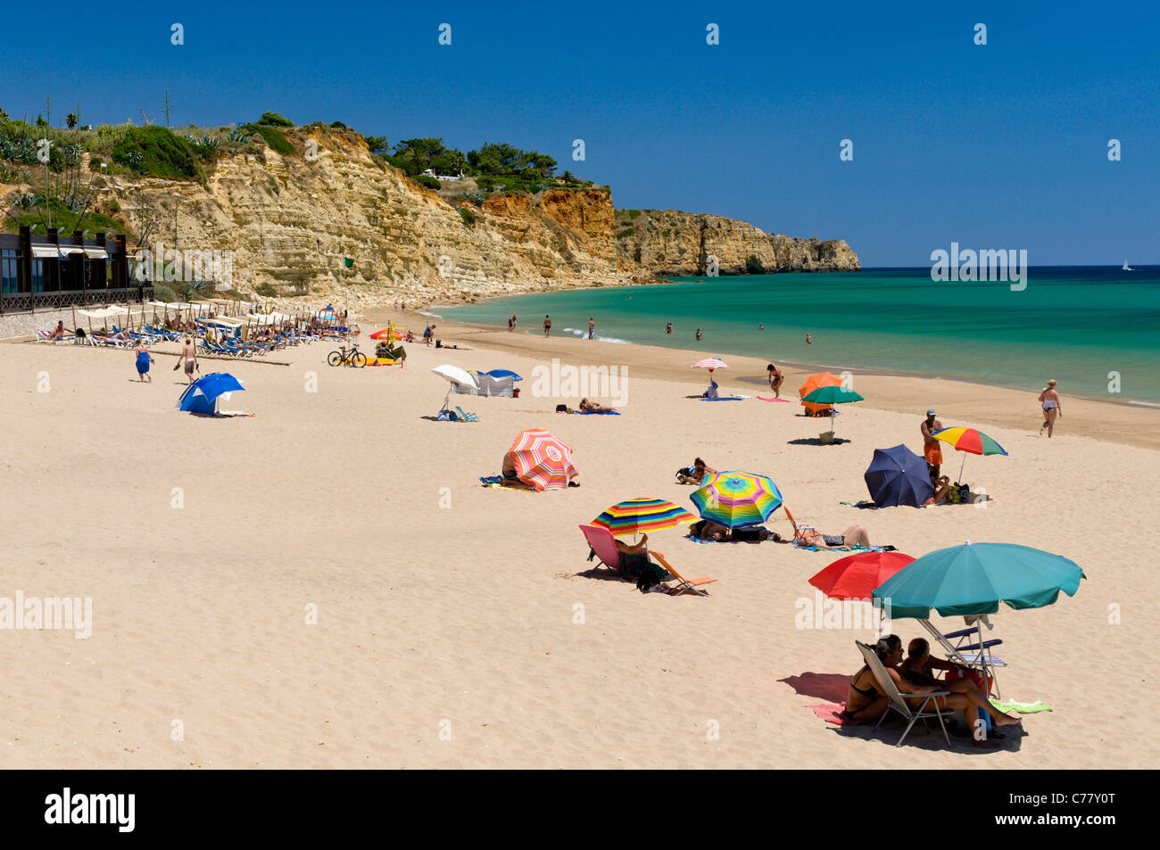 Strand Praia de Mos, Lagos, Algarve Stockfoto
