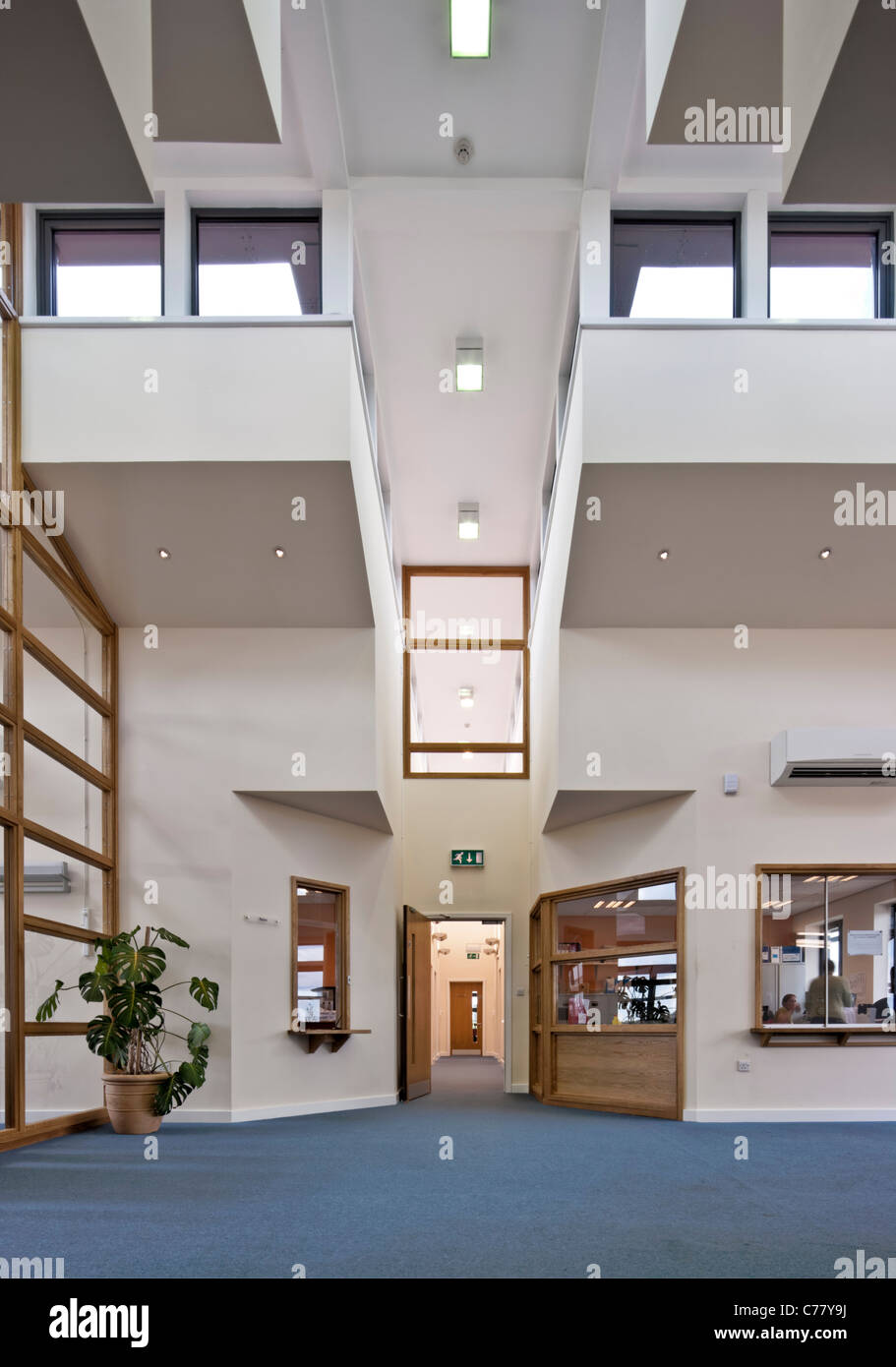 Büros der mittleren Ebene Kommissare im März, Cambridgeshire. Stockfoto