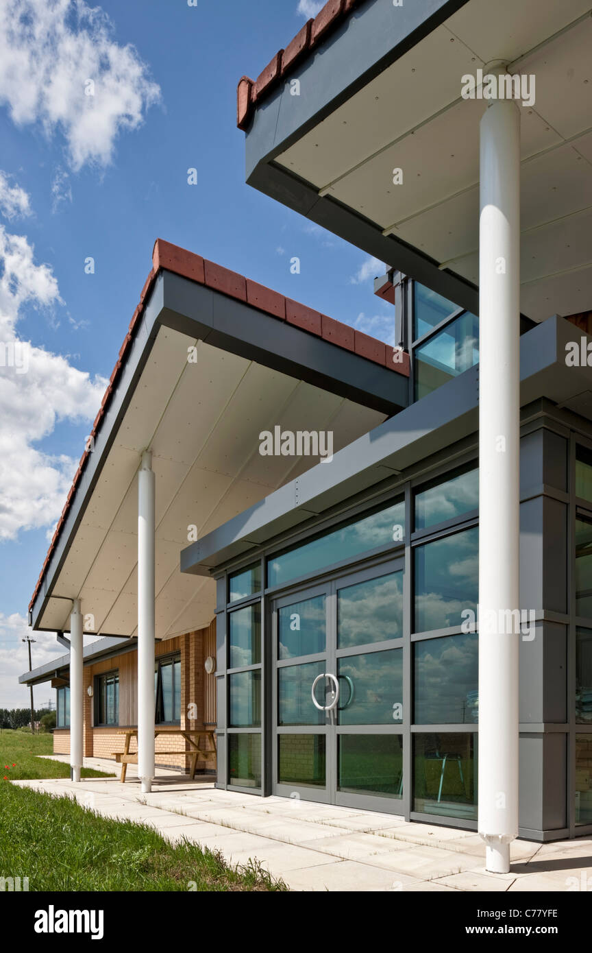 Büros der mittleren Ebene Kommissare im März, Cambridgeshire. Stockfoto