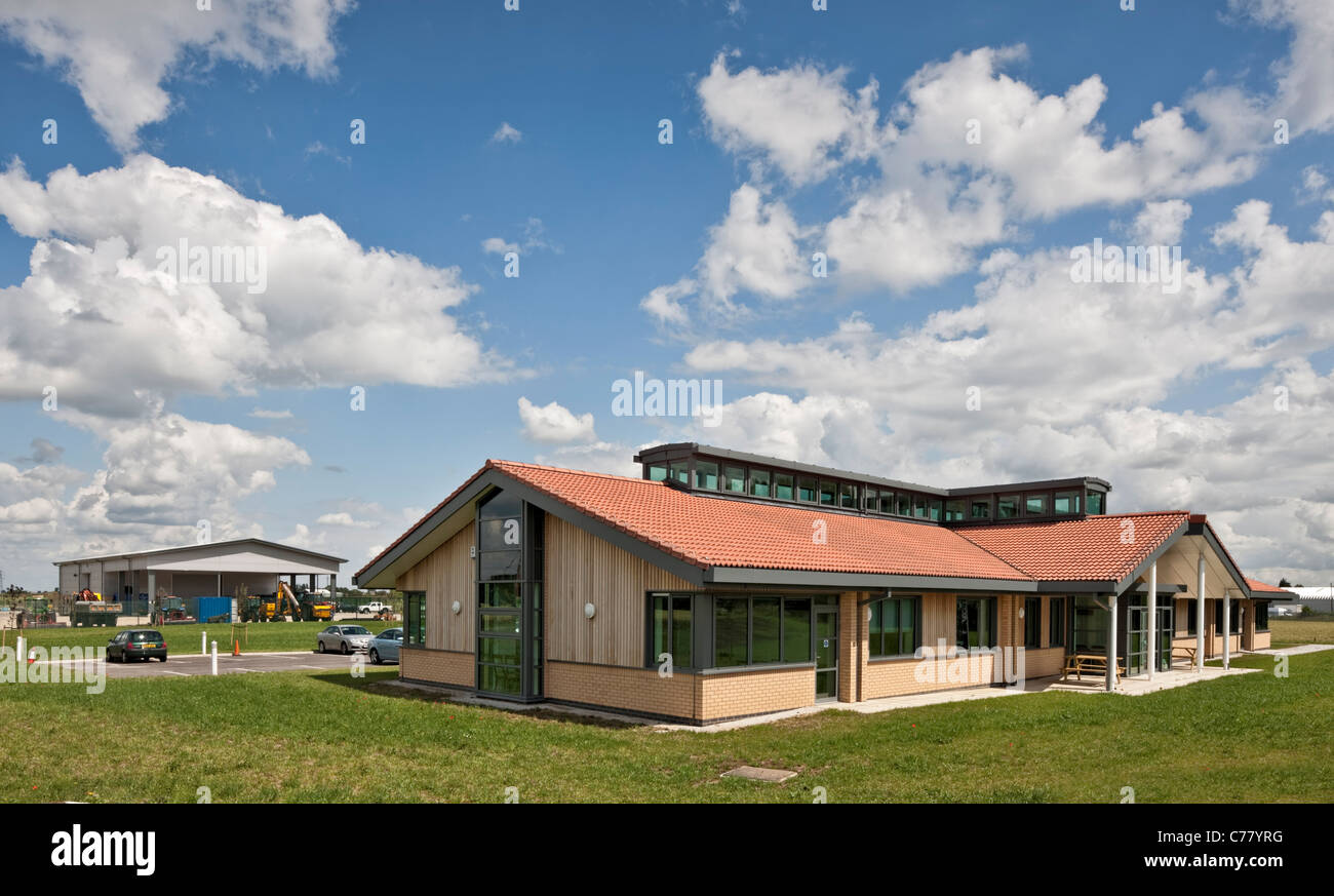 Büros der mittleren Ebene Kommissare im März, Cambridgeshire. Stockfoto