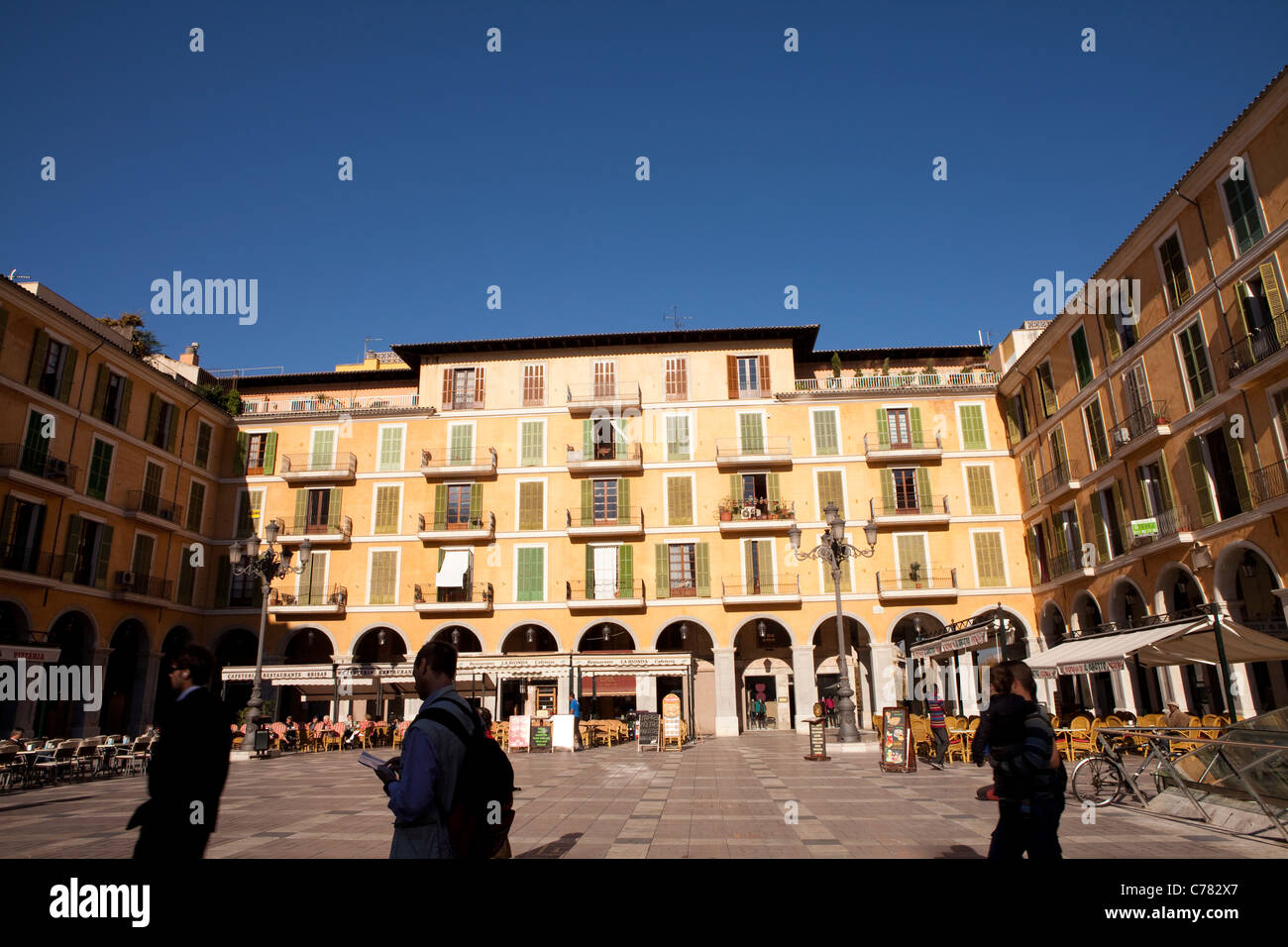 Plaza Major, Palma de Mallorca, Mallorca, Spanien Stockfoto