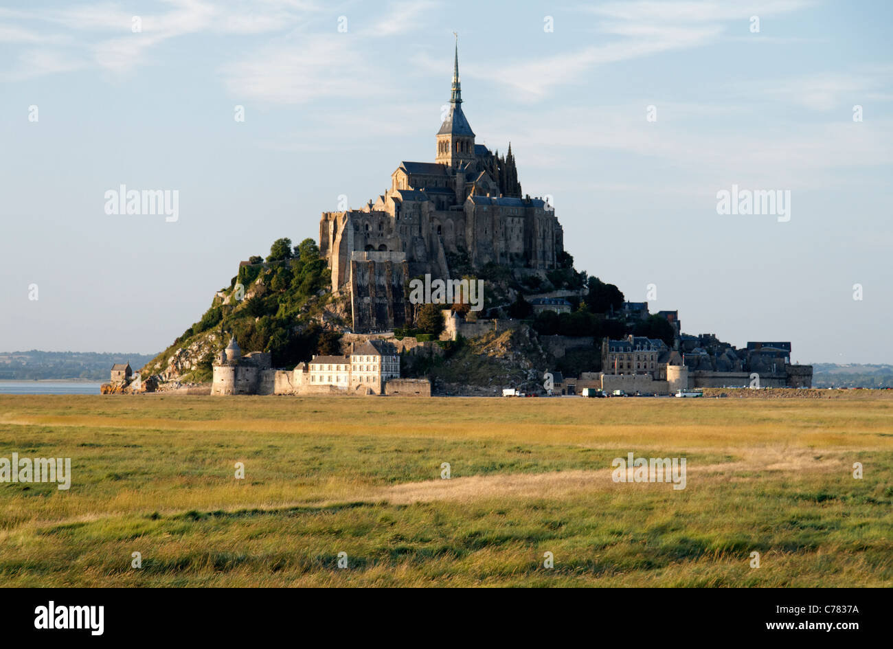 Mont Saint-Michel (Manche, Normandie, Frankreich). Stockfoto