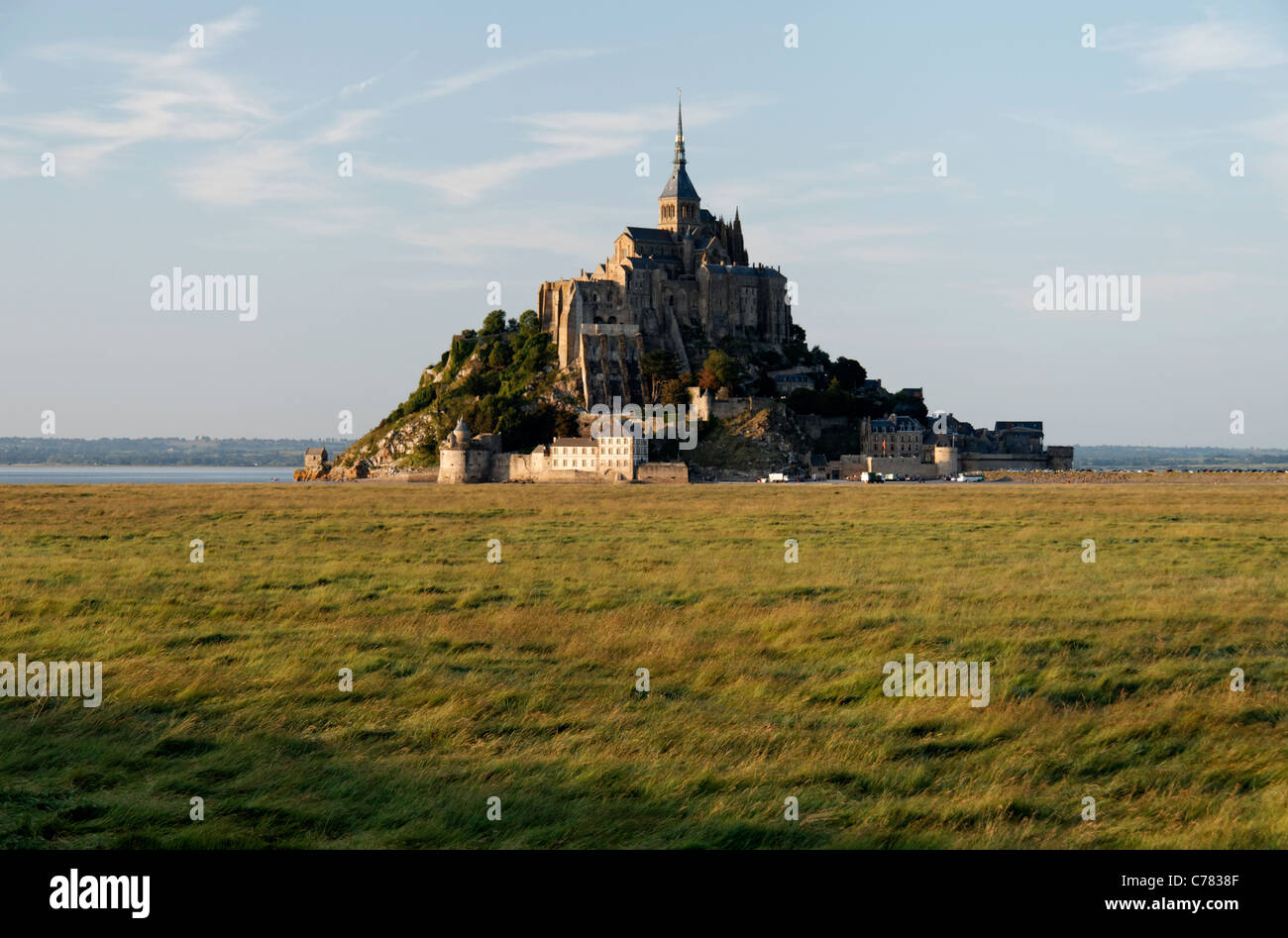 Mont Saint-Michel (Manche, Normandie, Frankreich). Stockfoto