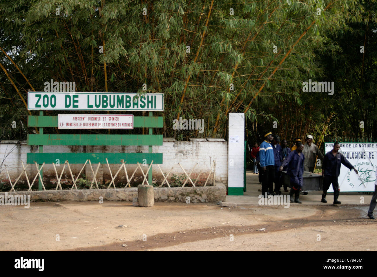 Lubumbashi-Zoo Stockfoto