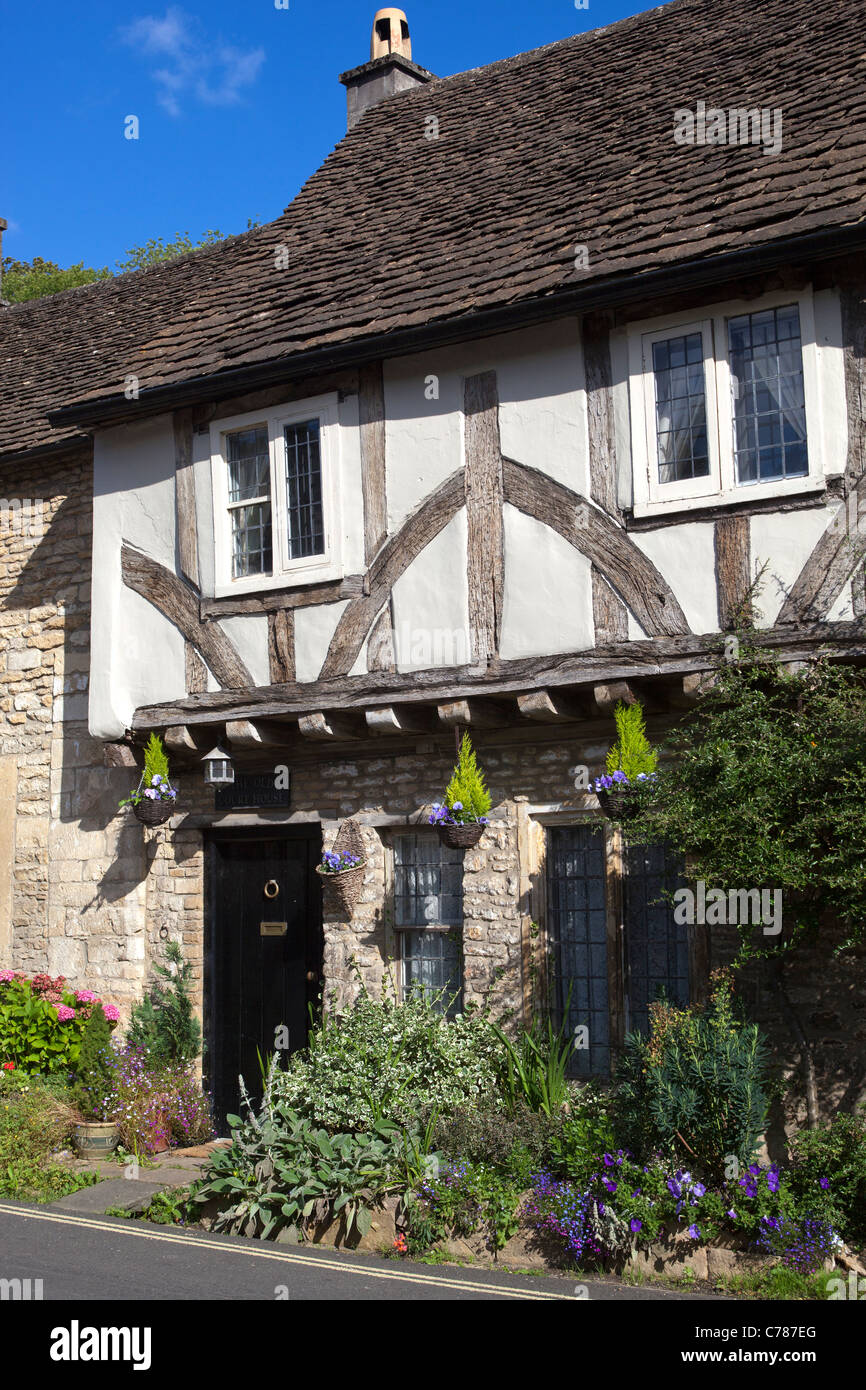 Hübsches Ferienhaus Castle Combe Wiltshire England UK GB Stockfoto