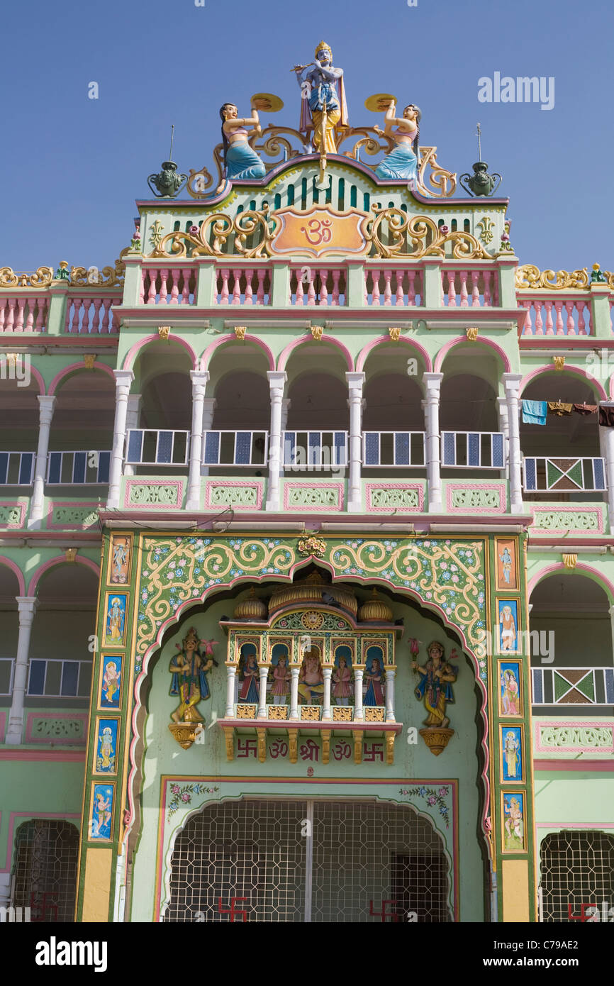 Rani Sati Tempel, Jhunjhunu, Rajasthan, Indien Stockfoto