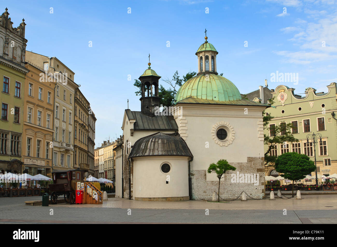 St. Adalbert-Kirche - eine der ältesten Kirchen in Krakau, Polen. Stockfoto