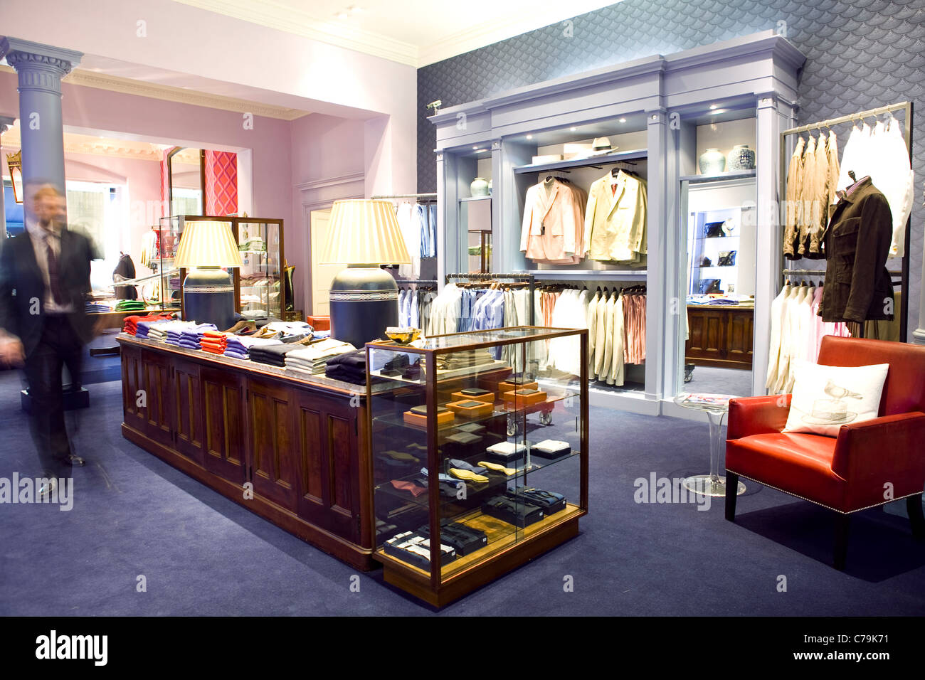 Gibt und Hawkes, Savile Row Stockfoto
