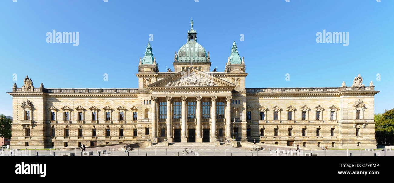 Bundesverwaltungsgericht in Leipzig, Sachsen, Deutschland, Europa Stockfoto