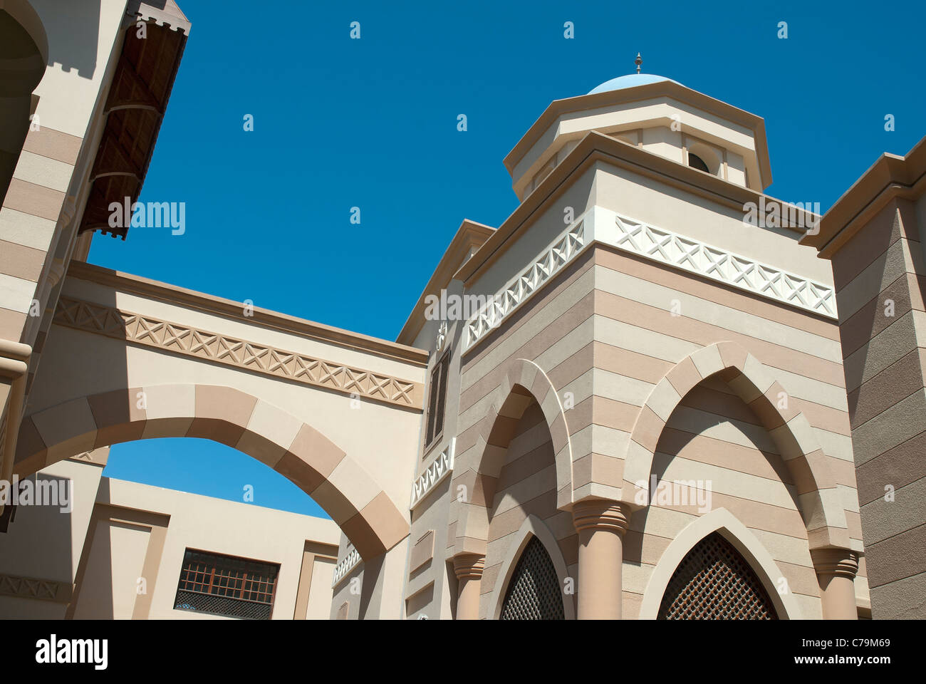 Corniche am Port Ghalib, Rotes Meer, Ägypten Stockfoto