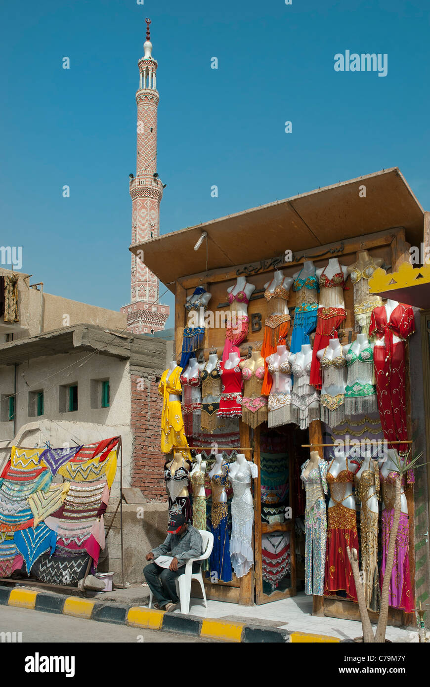 Shop im Sheraton Strret, Hurghada, Rotes Meer, Ägypten Stockfoto
