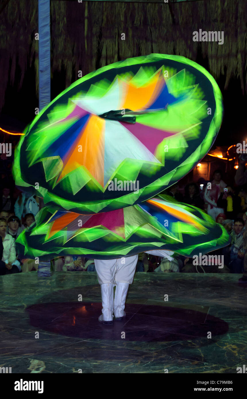 Tanoura Volkstanz, Rotes Meer, Ägypten Stockfoto