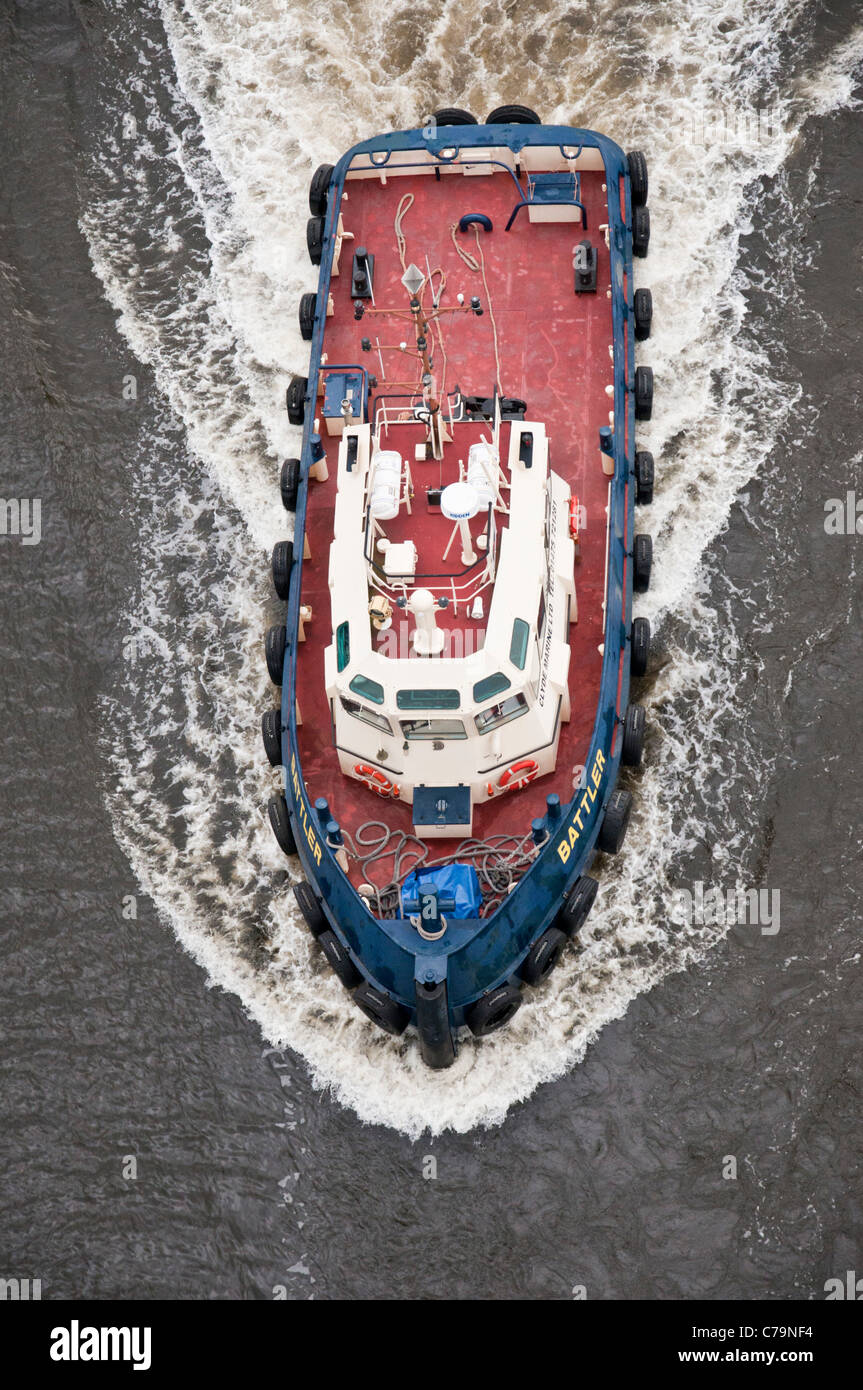 Dieser Schlepper hat Battler auf dem Clyde seit 2004 tätig. Stockfoto Dieser Schlepper hat Battler auf dem Clyde seit 2004 tätig. Stockfoto
