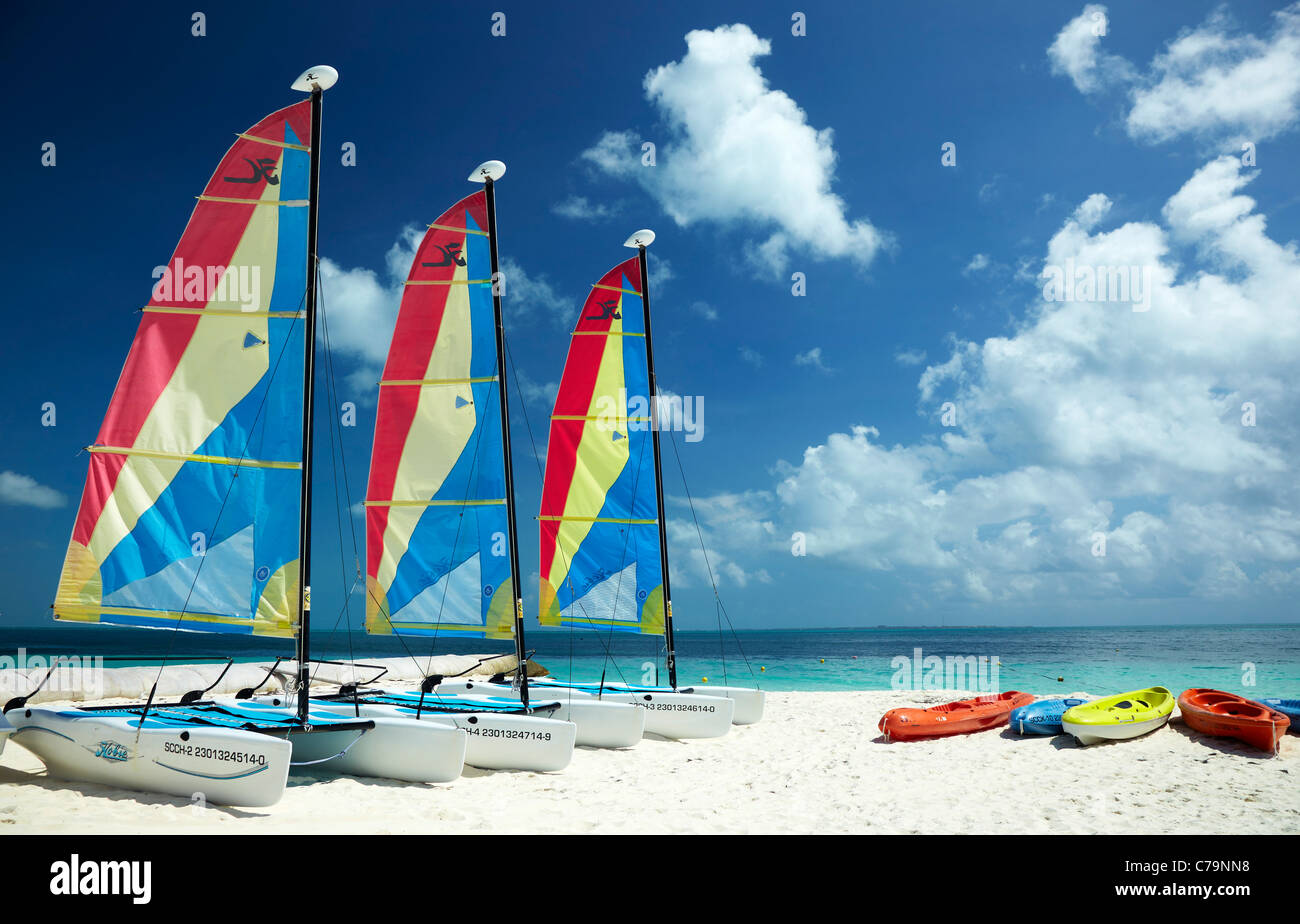 Strand von Cancun Mexiko Stockfoto
