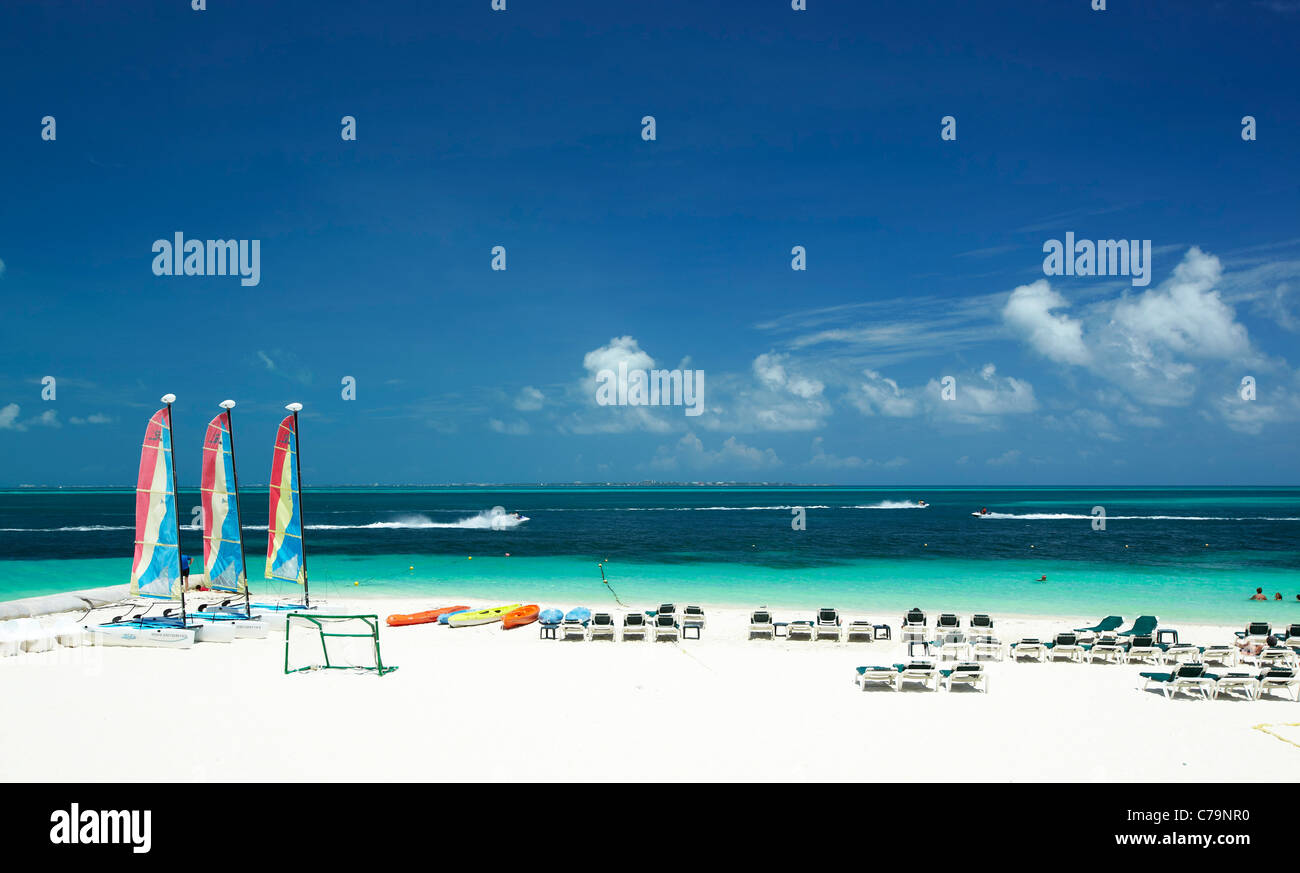 Strand von Cancun Mexiko Stockfoto