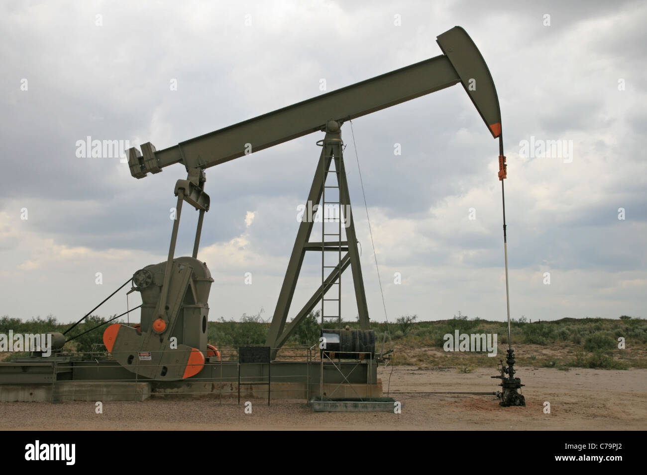 Permian Basin Öl Bohrschwengels in New Mexico Stockfoto