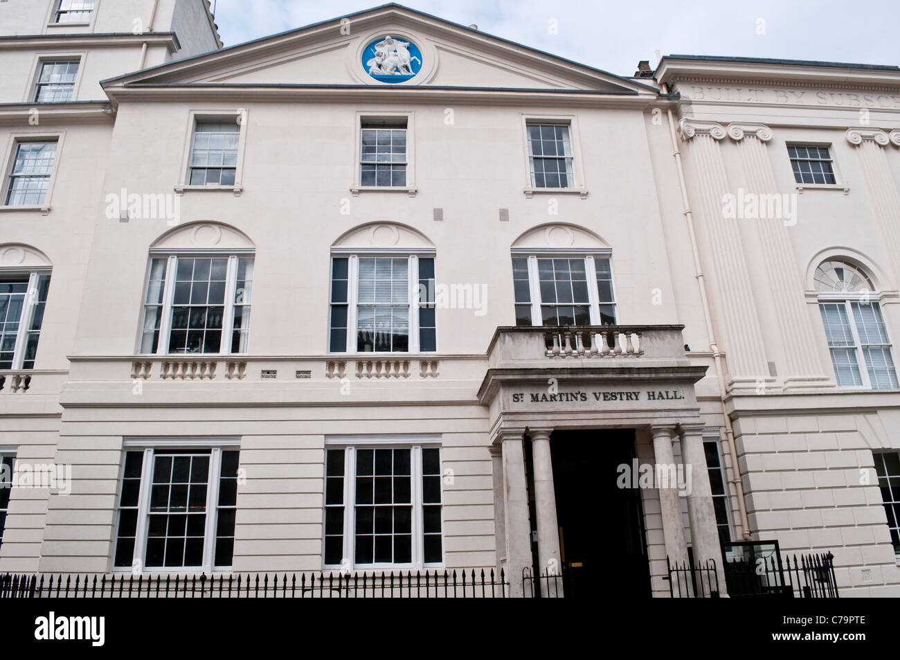 St.-Martins Sakristei Hall, London, UK Stockfoto