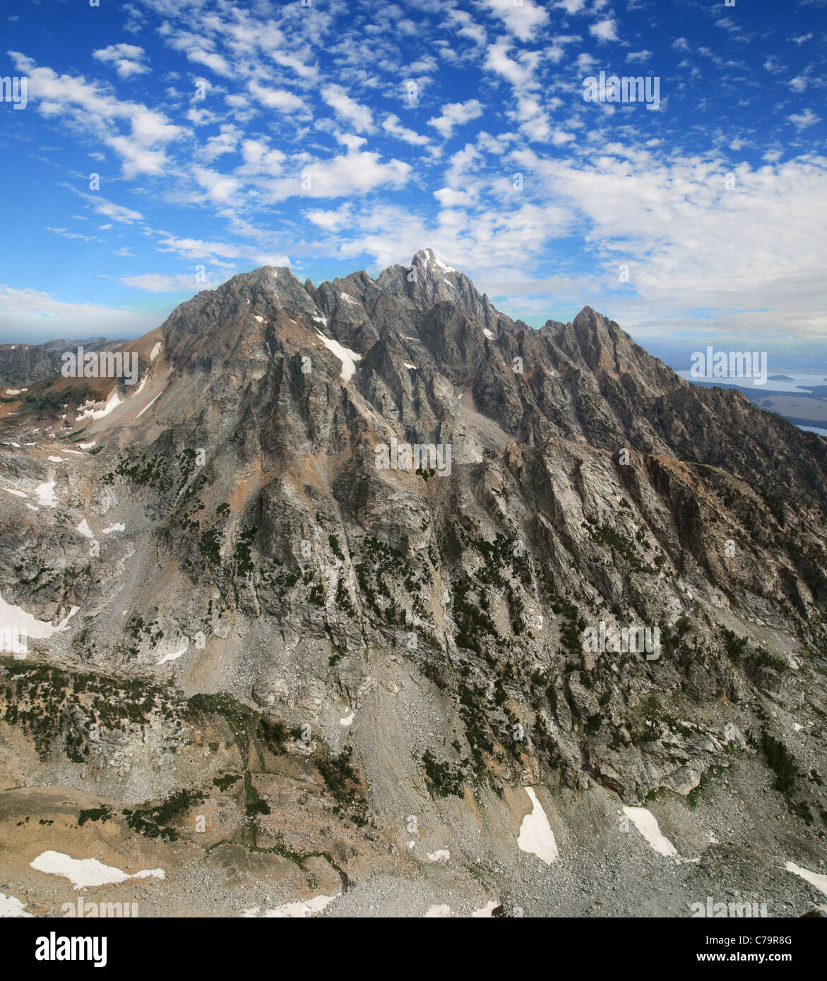 Teton Bergkette von Buck-Berg im Süden Stockfoto