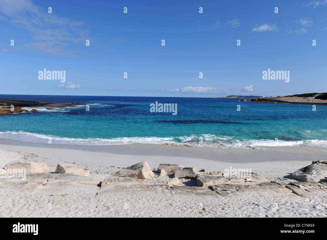 Lachs-Strand, Esperance, Western Australia, Australien Stockfoto