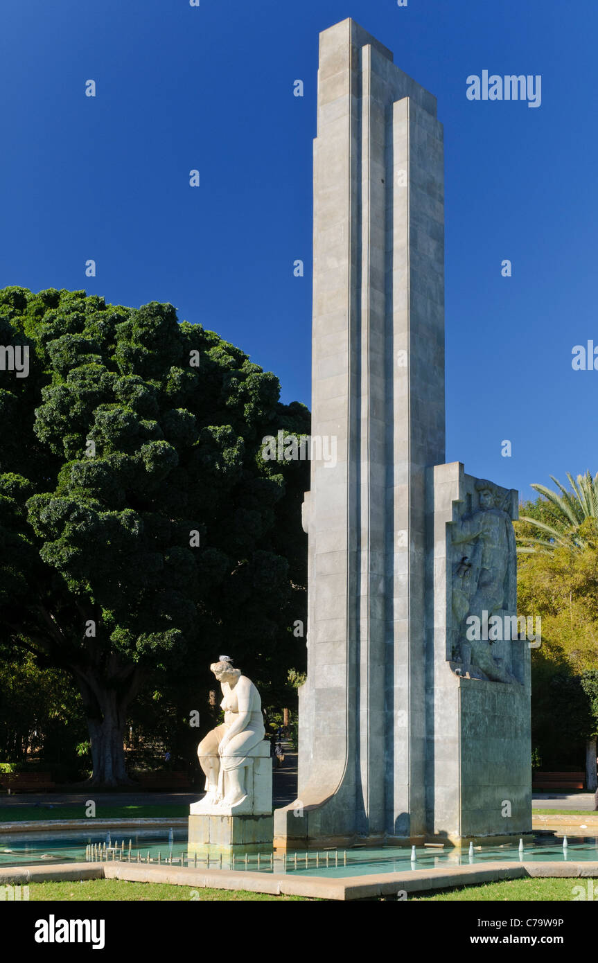 La Fecundidad, Denkmal zu Ehren der García Sanabria, Parque Garcia Sanabria Park, Santa Cruz, Teneriffa, Kanarische Inseln, Spanien Stockfoto