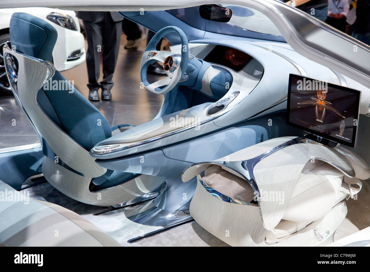 Neue Mercedes-Benz Concept Car F125 auf der IAA 2011 International Motor Show Frankfurt am Main, Deutschland Stockfoto