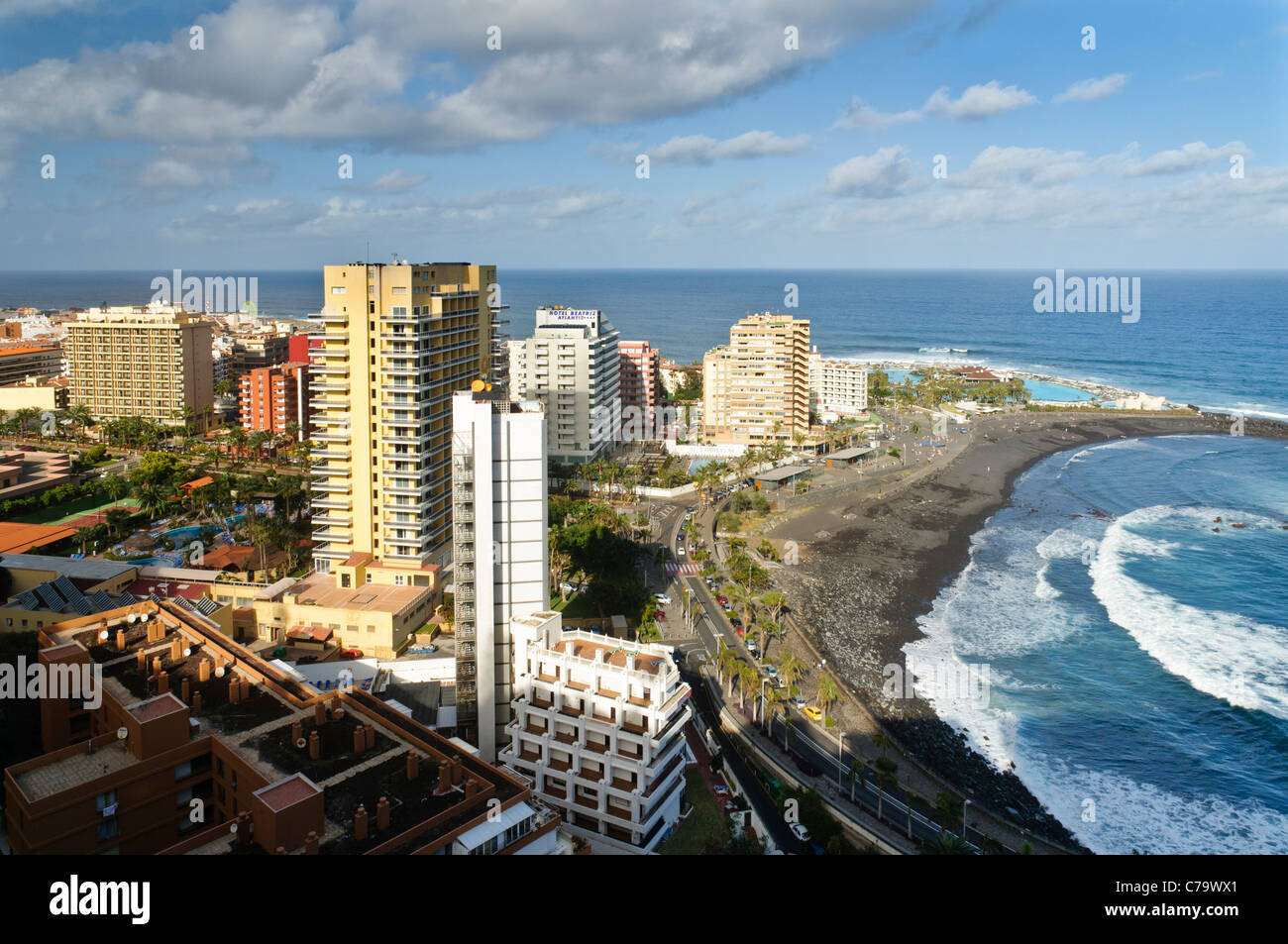 Puerto De La Cruz, Teneriffa, Kanarische Inseln, Spanien, Europa Stockfoto