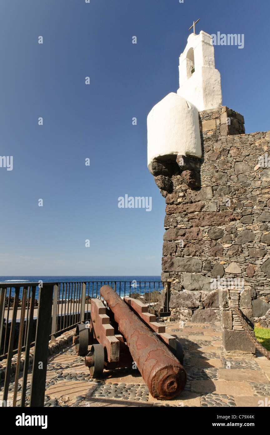 Fort Castillo de San Miguel, Garachico, Teneriffa, Kanarische Inseln, Spanien, Europa Stockfoto