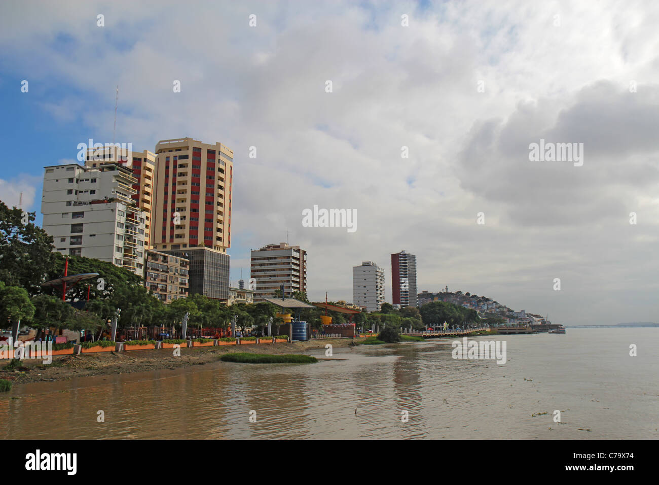 Nördlichen Teil des Malecón 2000 in Guayaquil, Ecuador Stockfoto