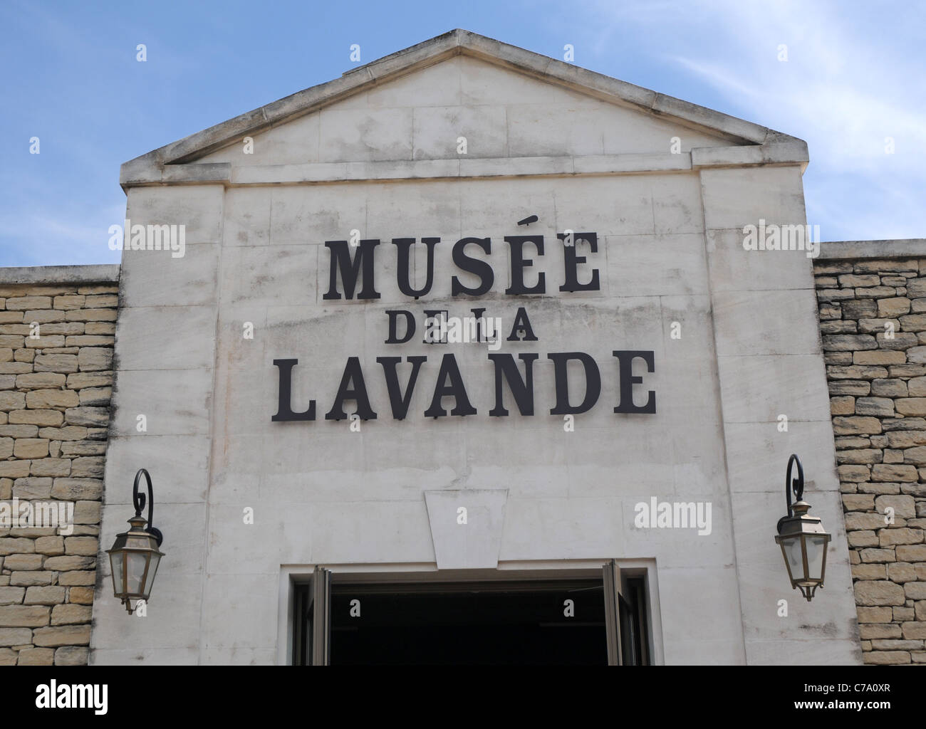 Musée De La Lavande (Lavendel-Museum) im Besitz von Familie Lincele in Coustellet, Provence Region in Frankreich Stockfoto
