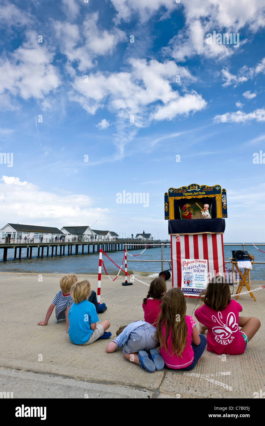 Punch and Judy Stockfoto