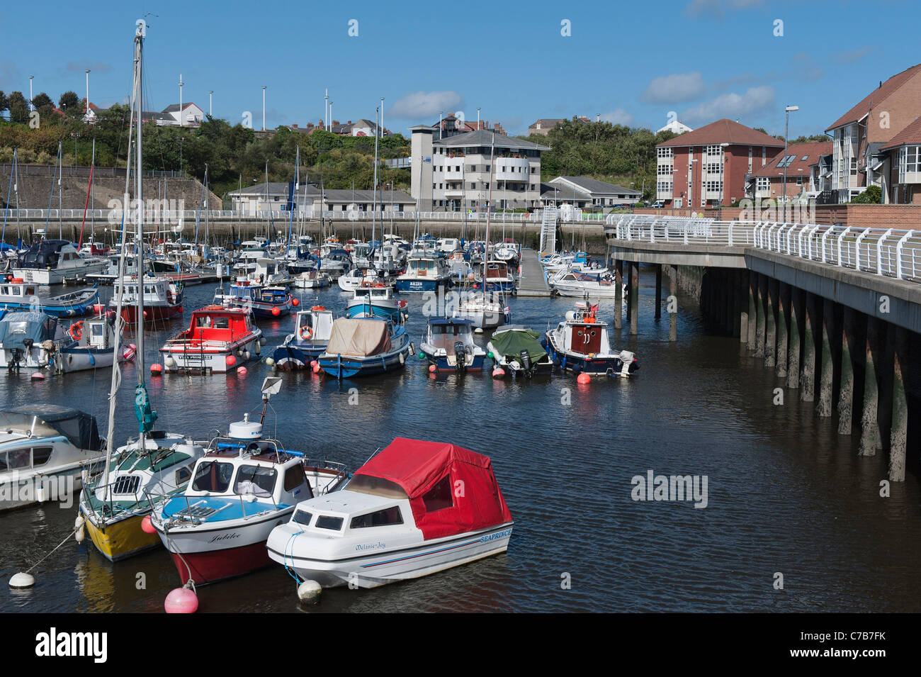 Sunderland Marina Stockfoto