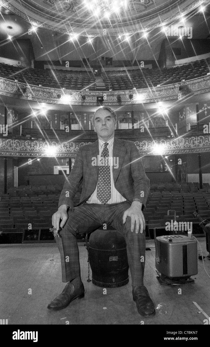 Die Wolverhampton Großtheater Manager Humphrey Stanbury 1979 Stockfoto