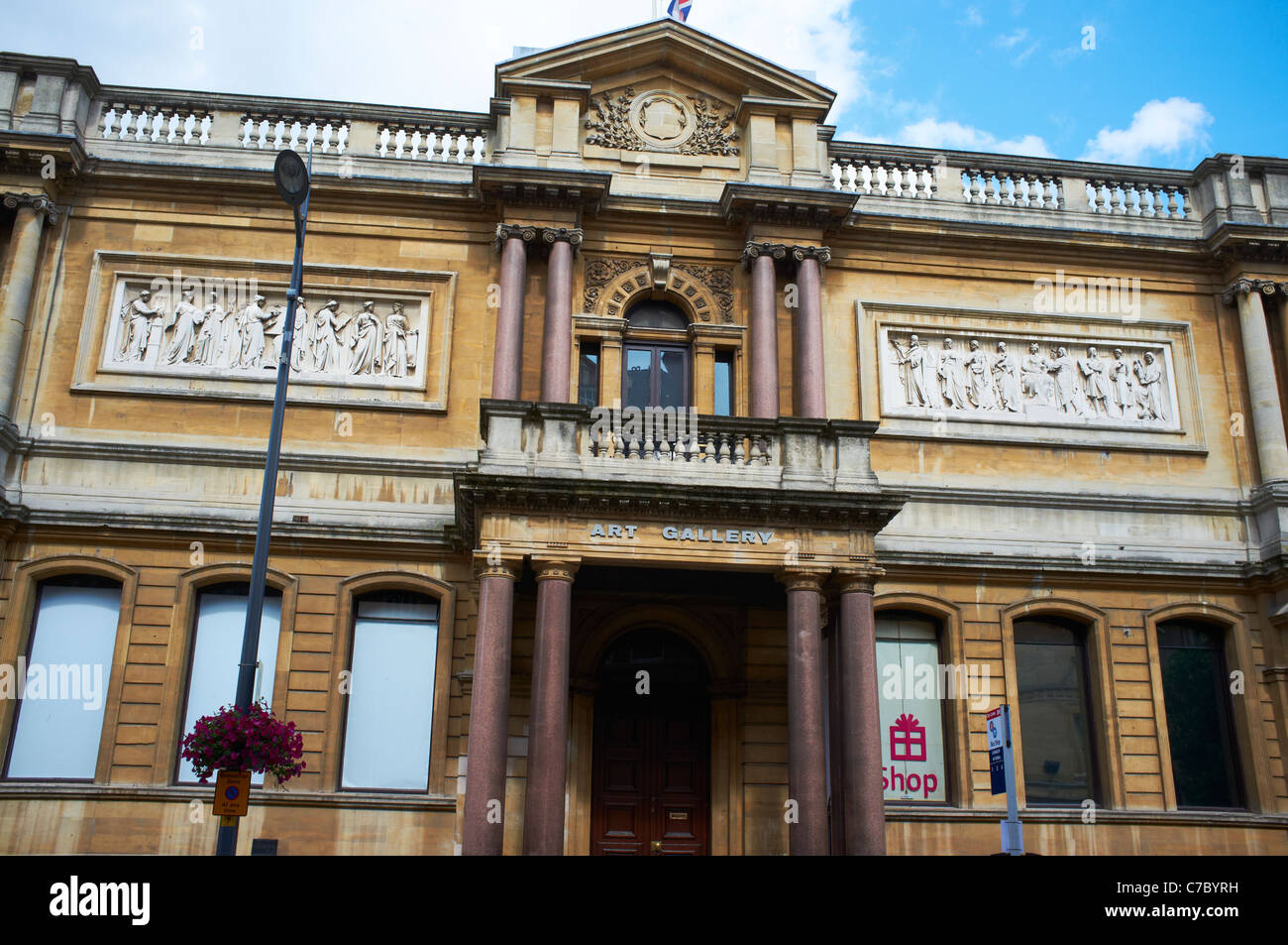 Fassade der Kunstgalerie Lichfield Street Wolverhampton UK Stockfoto