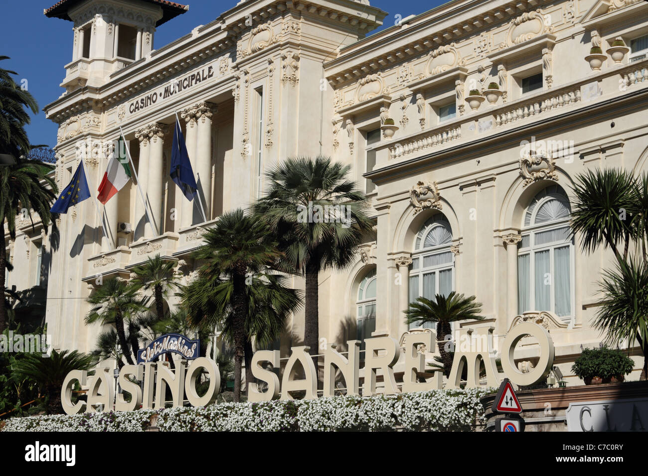 Casino Sanremo Stockfoto