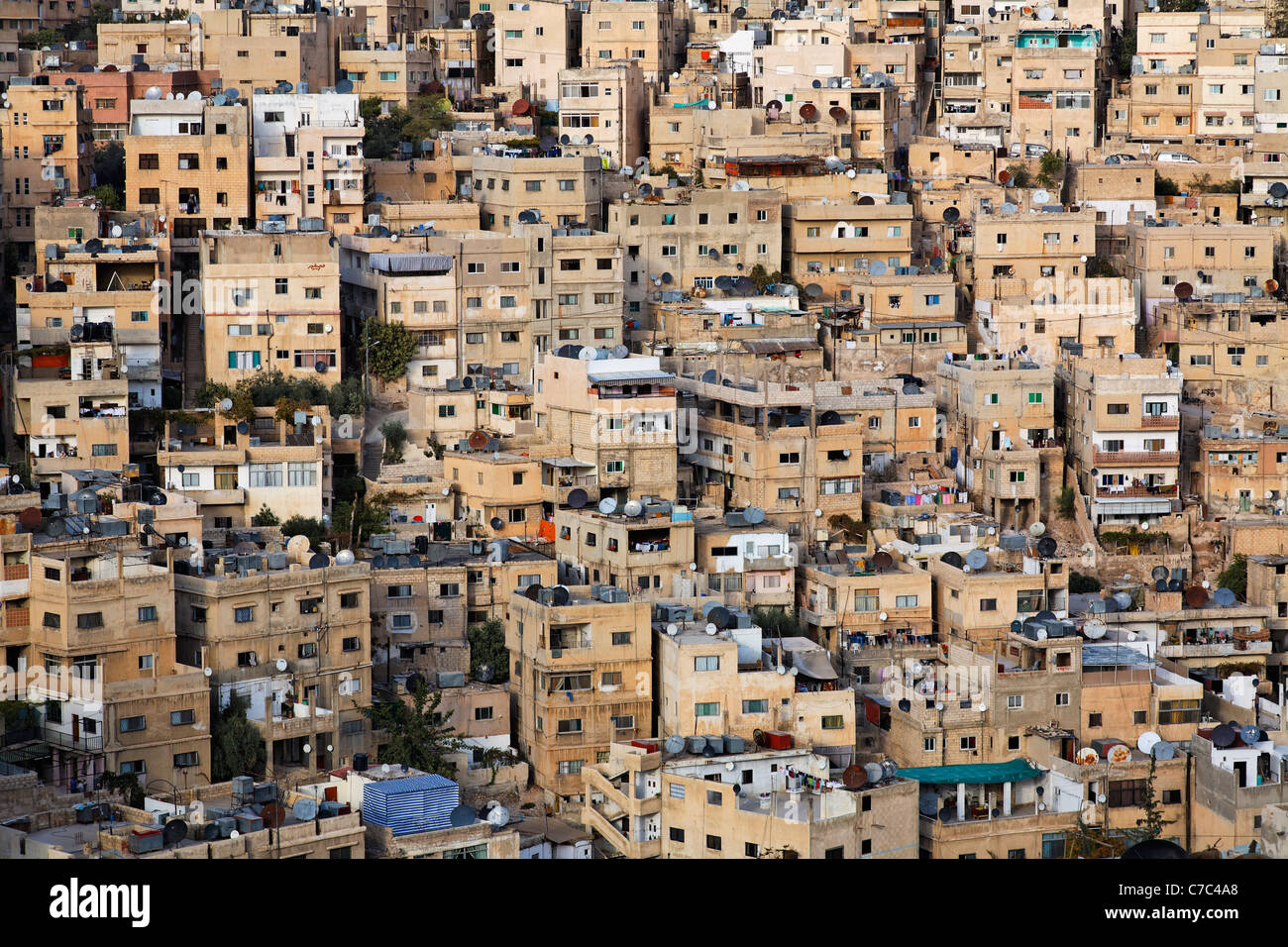 Gebäude in der Stadt von Amman, Jordanien Stockfotografie Alamy