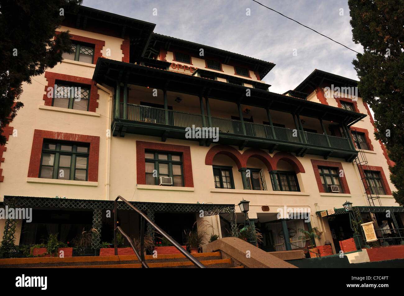 Das Copper Queen Hotel in Bisbee, Arizona, USA. Stockfoto