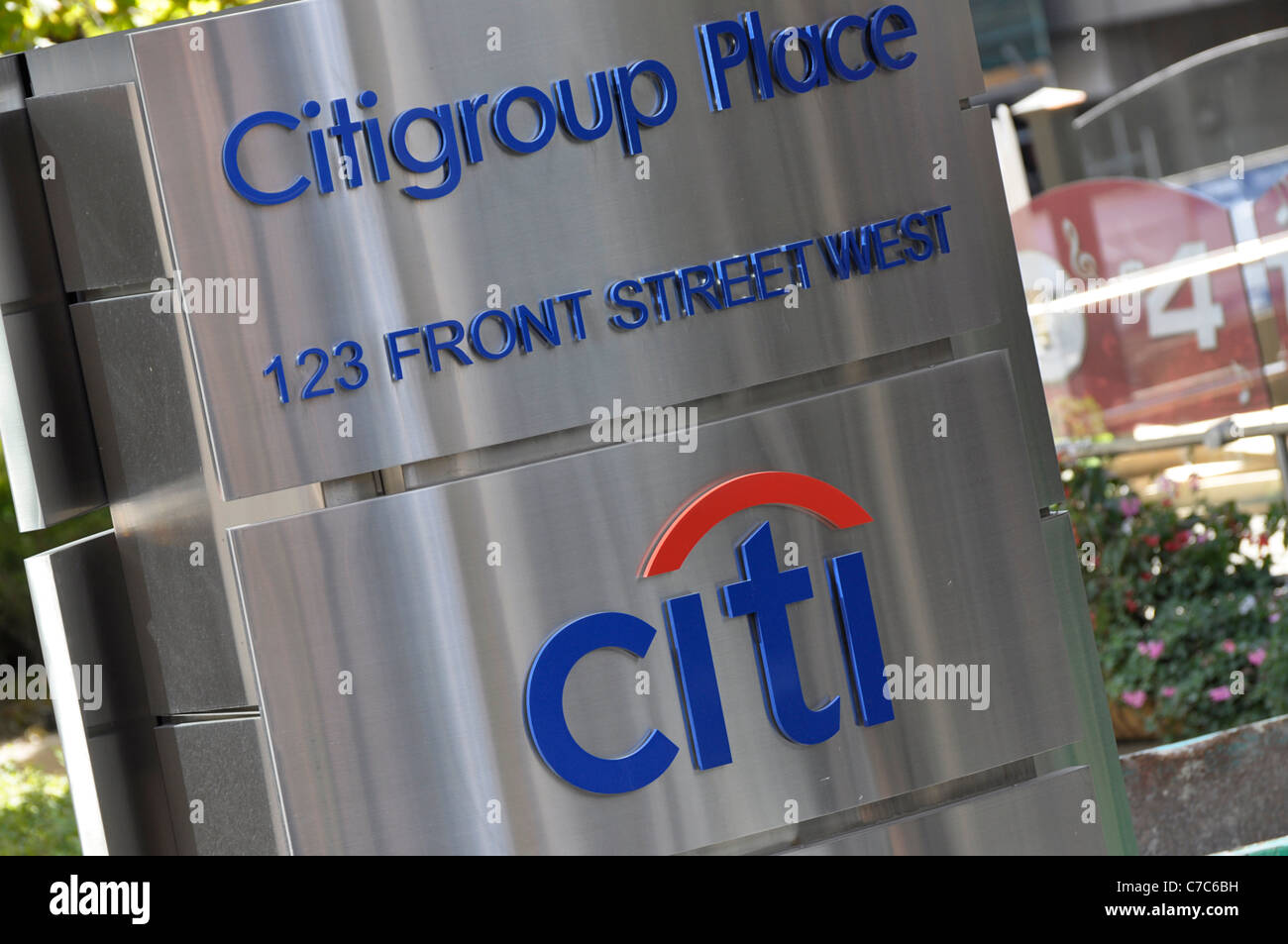 Citigroup Ort auf der Front Street, Toronto, Kanada Stockfoto